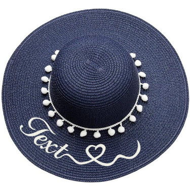 Chapeau De Paille À Personnaliser Mariage